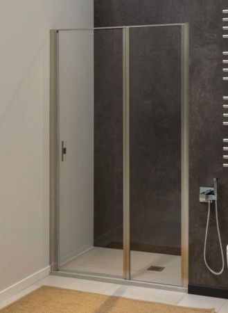 Душевая дверь Allen Brau Priority 100 3.31005.BA серебро браш, артикул 3.31005.BA