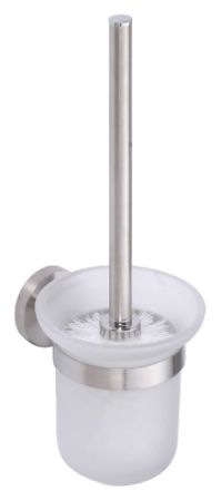 Ёршик для унитаза NEO настенный 115x360x120мм, матовый хром, артикул 104113019