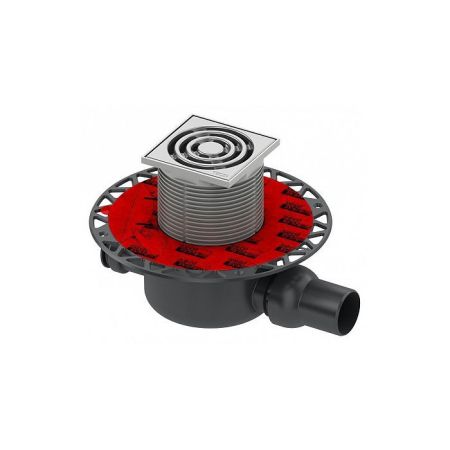 Трап, TECE, Drainpoint S, ширина, мм-252, длина, мм-280, вид затвора-гидрозатвор, пропускная способность, л/сек-1.17, сифон-есть, декоративная решетка-есть, с универсальным фланцем Seal System, защитная монтажная заглушка, материал-пластик, цвет-нержавеющ, артикул 3601200