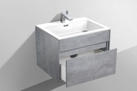 Тумба под раковину Vincea Chiara VMC-1C600CT подвесная Stone, артикул VMC-1C600CT