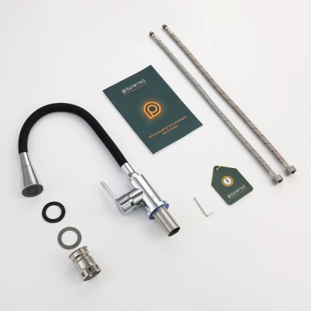 Смеситель для кухни Splenka S201.4306, хром