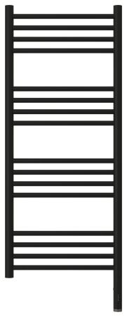 Полотенцесушитель, Сунержа, Богема 3.0, прямая, электрический, ширина, мм-432, глубина, мм-75, высота, мм-1124, межосевое расстояние-400, нагревательный элемент-ТЭН, подключение-нижнее справа, электрокомплект-МЭМ, мощность, Вт-300, материал-нержавеющая ст