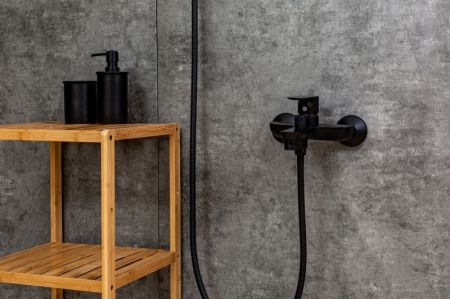 Смеситель для ванны Orange Aristo M19-300B Черный, артикул M19-300B