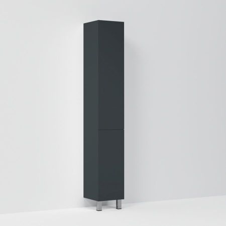 M90CSR0306GM GEM, шкаф-колонна, напольный, правый, 30 см, двери, push-to-open, графит матовый, артикул M90CSR0306GM