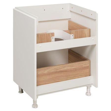 Тумба Runo Афина 60 под умывальник 00-00001147 (Moduo 60) (00-00001169), артикул 00-00001169