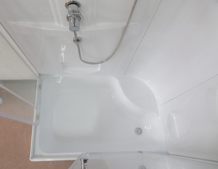 Душевая кабина Royal Bath  RB 8100BP1-T (прозрачное) левая, артикул RB8100BP1-T-L