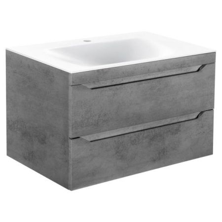 Тумба под раковину Vincea Fine VMC-2F800BT подвесная Beton, артикул VMC-2F800BT