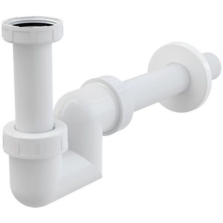 Сифон для раковины ALCAPLAST  A45F-DN32 (белый), шт, артикул A45F-DN32