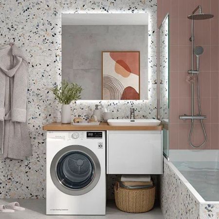 Тумба под раковину подвесная Velvex Klaufs tp.KLA.56.1Y, 55 см, артикул tp.KLA.56.1Y