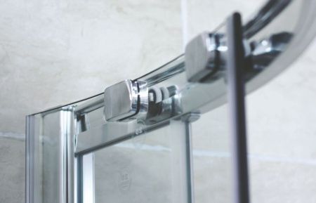 Душевой уголок Cezares Pratico RH-2 100x80 профиль Хром стекло прозрачное