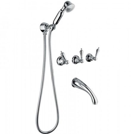 Bongio Capri Смеситель для ванны, цвет хром, артикул 17530CR0D