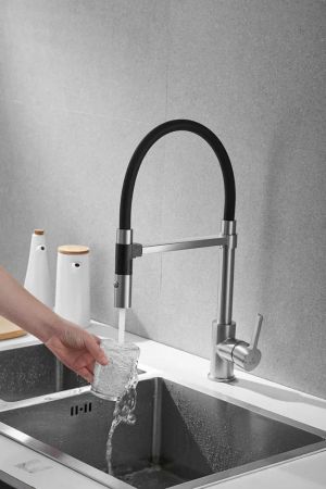 Смеситель для кухни Rose R133L, сатин, артикул R133L