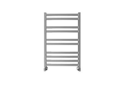 Полотенцесушитель водяной Aquatek (Акватек) Лира П10 500х800 мм, подключение нижнее/диагональное, сверхпрочная пищевая нержавеющая сталь AISI 304L, гарантия 10 лет, артикул AQ KP1080CH