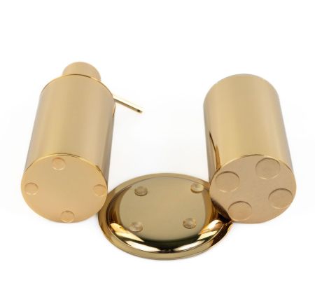 Stil Haus Hashi, настольный металлический дозатор, цвет золото, артикул HS30AP(16)