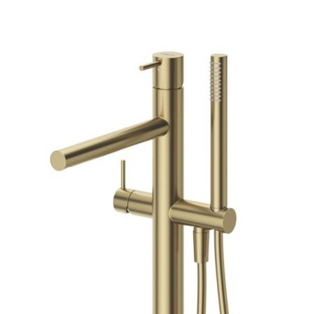 Напольный смеситель для ванны и душа CEZARES LEAF-VDP-L, артикул LEAF-VDP-L-NOP