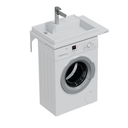 Раковина над стиральной машиной "Юпитер 750*500" левый, ш/гл без кронштейнов, артикул 900137