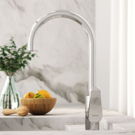 400730000 Merkur, смеситель для кухни с каналом для питьевой воды, хром