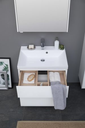 Мебель для ванной Aquanet Гласс 60 белый, артикул 00240458