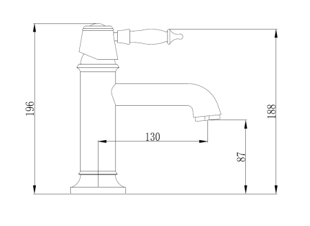 Смеситель Marbella для раковины, хром BOCH MANN BM8727