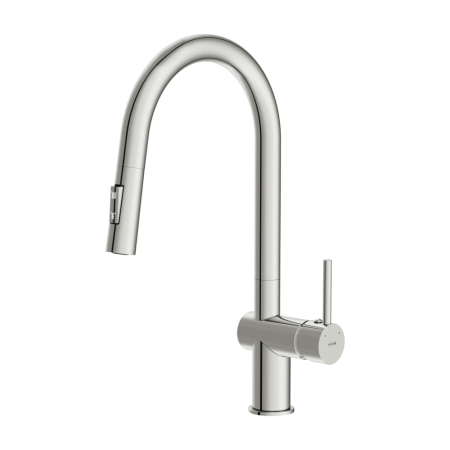 Смеситель для кухни Cersanit BRASKO однорычажный с выдвижным изливом хром (64841), артикул 64841