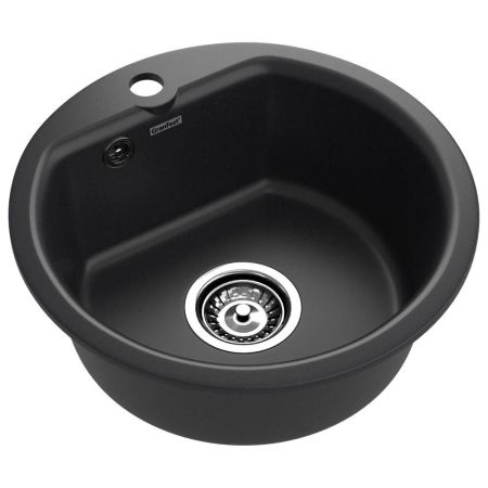 Кухонная мойка GranFest SMART 435, черный, артикул 435 черный