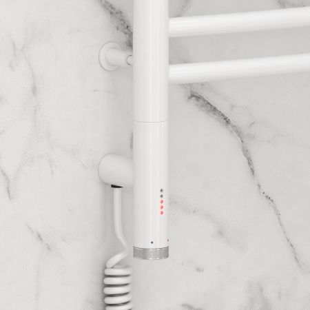 Полотенцесушитель электрический "БОГЕМА 3.0" 600х400 / МЭМ левый (Белый), артикул 12-5802-6040