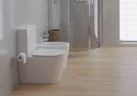 Биде напольное AQUATEK ВЕГА AQ1058-00 540*365*410 мм, цвет белый, артикул AQ1058-00