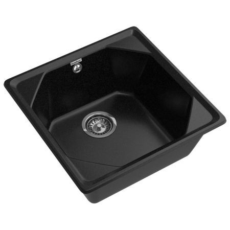 Кухонная мойка GranFest UNIQUE 500, черный, артикул U-500 черный