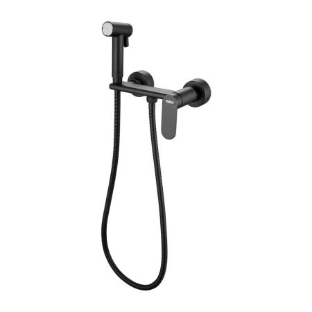 Гигиенический душ со смесителем Haiba HB5516-7, черный, артикул HB5516-7