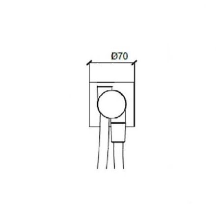 Шланговое подсоединение, Almar, Showers Accessories, держатель для душа-есть, шланг-есть, длина шланга, мм-1500, внутренняя часть-необходимо заказать, цвет-High Brass Brushed PVD, артикул E192001.HB