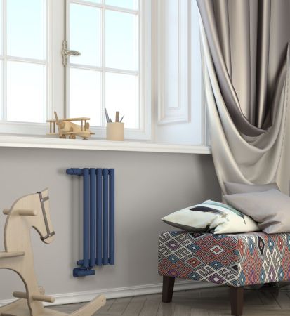 Отопительный радиатор ЭСТЕТ-0 н/ж EU50 левый 500х180 / 4 сек (Матовое ЗОЛОТО), артикул 032-0320-5004