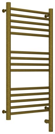Полотенцесушитель электрический "БОГЕМА 3.0" прямая 800х400 / МЭМ правый (Состаренная бронза)