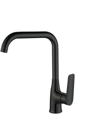 Смеситель Lagos Black для кухни, Г-излив, артикул: LG06B, артикул LG06B