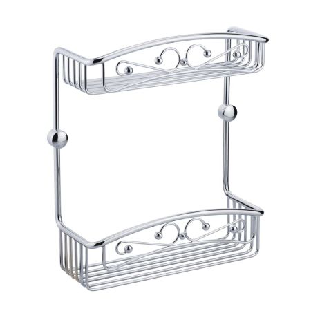 COMPLEMENTI Решетка двойная L25xP10xH30 см., хром, артикул 22038