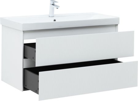 Тумба под раковину Aquanet Альтера 100 белый матовый, артикул 00337157