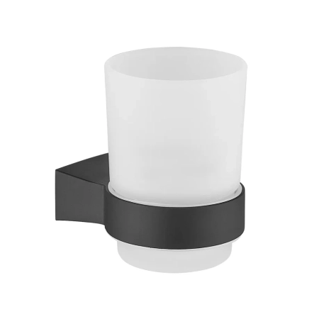 Стакан для ванной комнаты Shevanik SG5712H, черный, артикул SG5712H