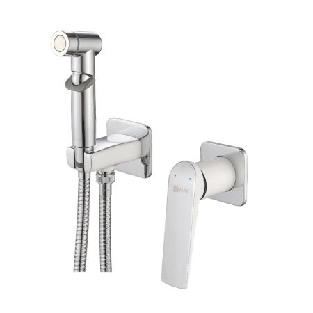 Смеситель Lemark Allegro с гигиеническим душем, встраиваемый (LM5920CW), артикул LM5920CW