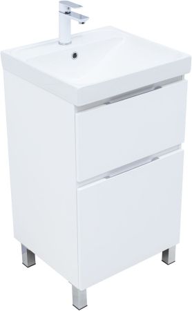 Тумба под раковину Aquanet Алвита New 50 напольная, белый матовый, артикул 00344131