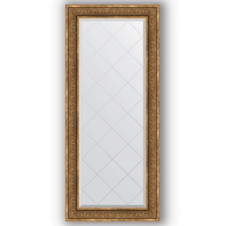 Зеркало Evoform Exclusive-G 159х69 Вензель бронзовый