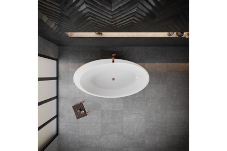 Ванна акриловая отдельностоящая Vayer BOOMERANG Гл000010198, 194x100, артикул Гл000010198