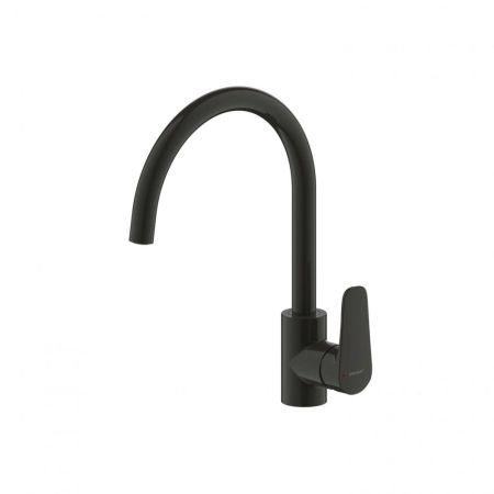 Смеситель для кухни Bravat Source F7173218BW-ENG, черный