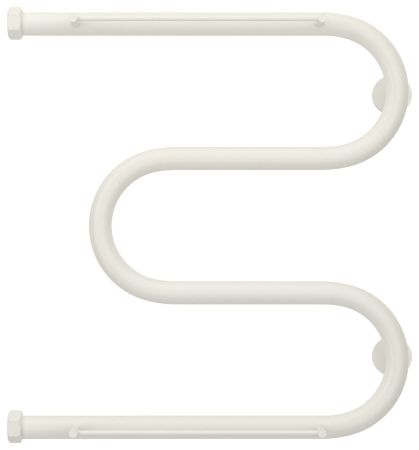 Полотенцесушитель водяной "М-обр.+" 2П 500х500 Н. Г. 1" (Матовый Белый), артикул 30-4008-5050