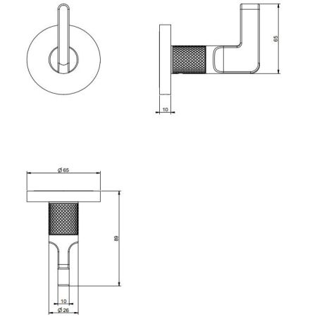 GESSI INCISO Запорный кран для термостатического смесителя высокой производительности, резьба 3/4"(внешняя часть), цвет: хром, артикул 58263#031