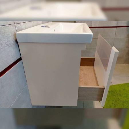 Комплект мебели для ванной Бриклаер БРАЙТОН 60B, бежевый, артикул БРАЙТОН 60B