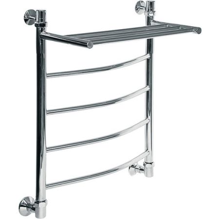 Водяной полотенцесушитель Ника Arc ЛД/ВП 60x40 с полкой Хром, артикул ЛД/ВП 60x40