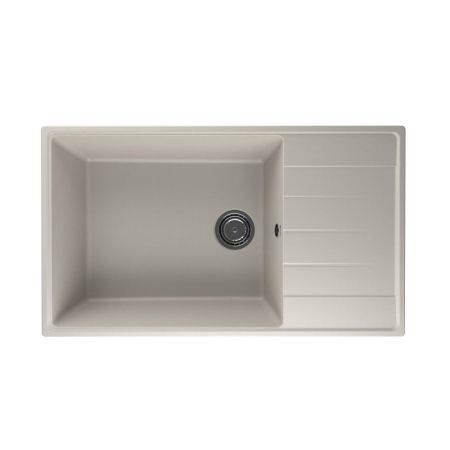 Кухонная мойка Ulgran Quartz Prima 860-02, лен, артикул Prima 860-02