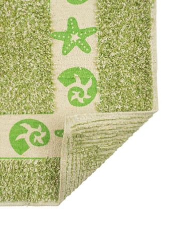 Коврик для ванной комнаты Fora 75х45 FOR-M002Gr Эконом Зелёный