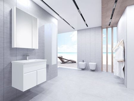 Тумба под раковину Roca Up 80 ZRU9303012 подвесная Белый глянец, артикул ZRU9303012