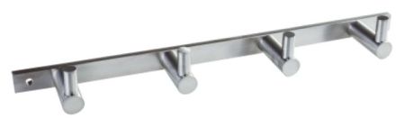 Планка NEO с  4-мя крючками NEO, мат.хром, артикул 104606105