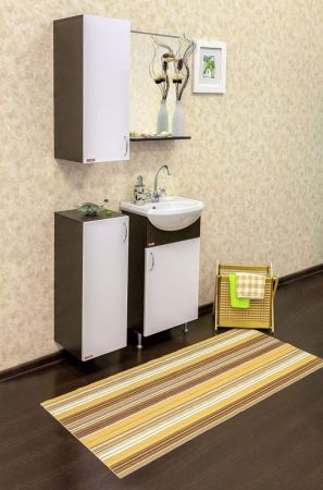 Тумба для раковины Sanflor Мокко 45 R Н0000000766 Венге Белая, артикул Н0000000766